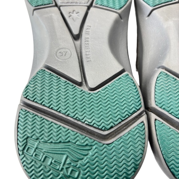 Dansko Elaine Womens 37 US 7 Suede Leather Slip Resistant Sneakers Walking Shoe - Picture 6 of 10